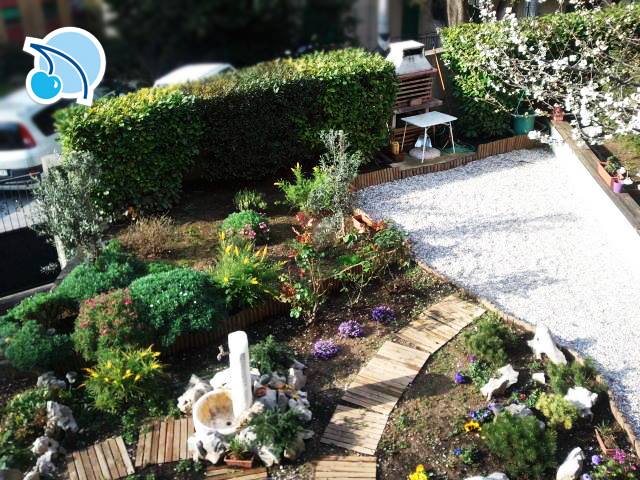 Il giardino della TRACK Graphics.